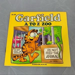 Vintage Garfield A to Z Zoo By Random House book